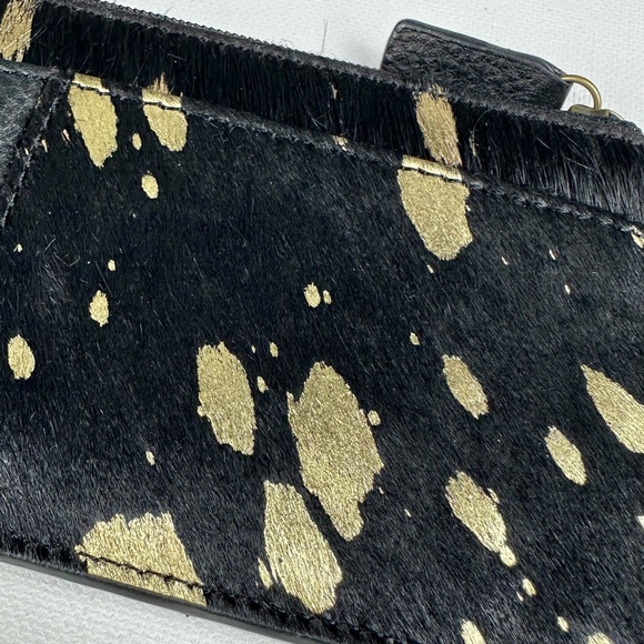 NWOT Myra Bag Golden Flecks Cowhide Cardholder Wallet - Picture 5 of 9